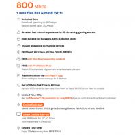 800 Mbps + Unifi Plus Box & Mesh Wi-Fi