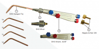 AW DH3 WELDING TORCH SET