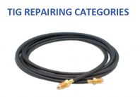 BRAIDED ARGON GAS HOSE C/W FITTING