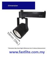 Rio Adjustable LED Track Light (Black / White)