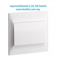 Legrand Belanko S 1G 1W Switch white