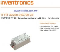 Inventronics ICUTRONIC IT FIT 30 220-240/700 CS Compact Constant Current LED Driver (non dim)