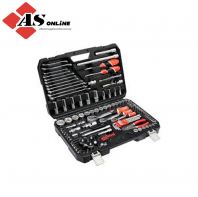 YATO 126pcs Ratcheting Socket Spanner Set AS-drive with Storage Case / Model: YT-38875