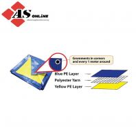 SUNTUF Yellow/Blue Ready Made Canvas (UV Resistance)