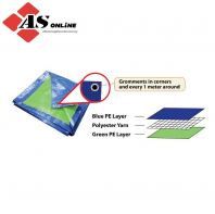 SUNTUF Green/Blue Ready Made Canvas (UV Resistance)