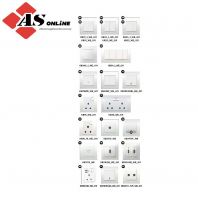 SCHNEIDER Vivace E Switches / Model: ASBSKB31_1_WE_G11 & Other Sizes