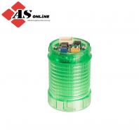 MOFLASH LED-MINI Series Green Steady Effect Beacon Unit, LED Bulb 24V dc, DC, IP54 / Model: ASRCLED-MINI-02-04 / LED-MINI-02-04