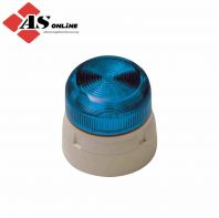 KLAXON Blue Flashing, Static Beacon 230V dc, LED Bulb Surface, IP65 / Model: ASRCQBS-0067 / QBS-0067 KLAXON Blue Flashing, Static Beacon 230V dc, LED Bulb Surface, IP65 / Model: ASRCQBS-0067 / QBS-0067