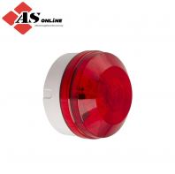 MOFLASH LED195 Series Red Flashing Beacon 230V, LED Bulb Surface, IP65 / Model: ASRCLED195-05WH-SB-02 / LED195-05WH-SB-02