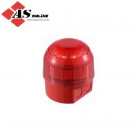 KLAXON Sonos Series Red Deep Base Sounder-Beacon Combination, IP65 60V Surface 106 dB @ 1m / Model: ASRCPSC-0042 / PSC-0042