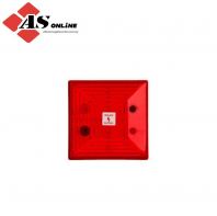 CLIFFORD & SNELL  SD/FD40 Series Red Flashing Beacon 28.5V dc, LED Bulb Bulkhead Mount, Conduit, Wall, IP65 / Model: ASRCFD40/D00/R/12 / FD40/D00/R/12