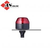 AUER SIGNAL IBL Series Red Steady, Flashing Beacon 24V ac/dc, LED Bulb Flat Mount, IP65 / Model: ASRC802502405 / 802502405