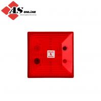 CLIFFORD & SNELL FD40 Series Red Flashing Effect LED Beacon, LED Bulb 280V ac/dc, AC/DC, IP65 / Model: ASRC245449  / 245449