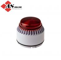 EATON Flashni Series Red Sounder-Beacon Combination, IP58, IP65 28V dc Wall 110 dB @ 1m / Model: ASRC640033FULL-0044X / 640033FULL-0044X