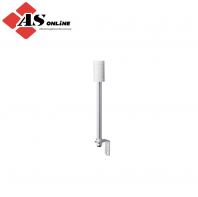 PATLITE LR5 Series White Steady Effect Mounting Base with Tube, LED Bulb 24V dc, DC, IP65 / Model: ASRCLR5-02LJNW / LR5-02LJNW
