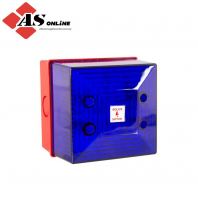 CLIFFORD & SNELL FL40 Series Blue Flashing Beacon 265V ac, Xenon Bulb Bulkhead Mount, Wall, Conduit, IP65 / Model: ASRCFL40/N50/B/RN / FL40/N50/B/RN