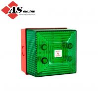 CLIFFORD & SNELL FL40 Series Green Flashing Beacon 265V ac, Xenon Bulb Bulkhead Mount, Conduit, Wall, IP65 / Model: ASRCFL40/L50/G/RN / FL40/L50/G/RN