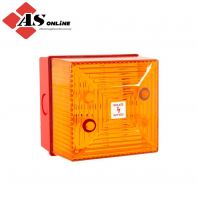 CLIFFORD & SNELL FL40 Series Amber Flashing Beacon 265V ac, Xenon Bulb Bulkhead Mount, Wall, Conduit, IP65 / Model: ASRCFL40/N50/A/RN / FL40/N50/A/RN