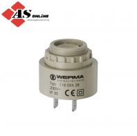 WERMA Piezo Buzzer Component Panel Mount 230V ac / Model: ASRC119.068.28 / 119.068.28