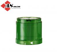 WERMA KS70 Series Green Blinking Effect Flashing Light Element, LED Bulb 115V, AC, IP54 / Model: ASRC843.210.67 / 843.210.67 WERMA KS70 Series Green Blinking Effect Flashing Light Element, LED Bulb 115V, AC, IP54 / Model: ASRC843.210.67 / 843.210.67