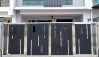 Latest Folding Track Aluminum Stainless Steel Auto Gate Designs Ampang | Malaysia