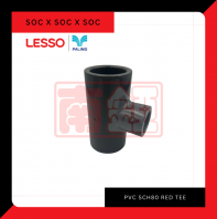 PVC SCH80 Red Tee  (Soc x Soc x Soc)