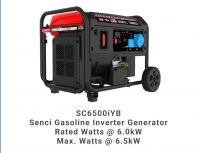 SC6500iYB Senci Gasoline Inverter Generator Rated Watts 6.0kW Max. Watts 6.5kW