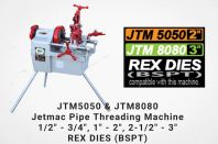 JTM5050 & JTM8080 Jetmac Pipe Threading Machine REX DIE (BSPT)