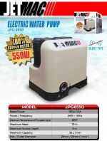 Jetmac Electric Water Pump Silent Type 550w 100% Copper Motor