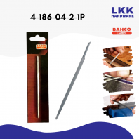 4" BAHCO SLIM TAPER FILE BLISTER 4-186-04-2-1P