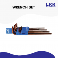 NIETZ 9 TAMPER TX STAR (HOLE) EXTRA LONG WRENCH SET