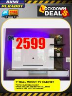 7' Wall Mount TV Cabinet