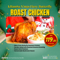 kHamSa Xmas Fiery Butterfly Roast Chicken