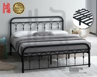HF 1658 Queen Size Metal Bed (Black)