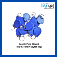 Bundle Pack (10pcs) RFID Keychain Keyfob Tags   EM ID with Unique Numbering for Door Access Control (Model: DPT001)
