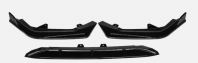 HONDA CIVIC FE 2022 GLOSS BLACK FRONT LIP SPOILER SPLITTER HONDA CIVIC FE 2022 GLOSS BLACK FRONT LIP SPOILER SPLITTER