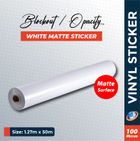 Blockout White Sticker (Matte)