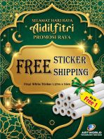 Raya Promotion White Sticker Printing Material (Buy 10 Free 1) + Free Delivery Raya Promotion White Sticker Printing Material (Buy 10 Free 1) + Free Delivery