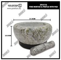 (RU17.5) FINE MORTAR & PESTLE WITH PAD (RU17.5) FINE MORTAR & PESTLE WITH PAD