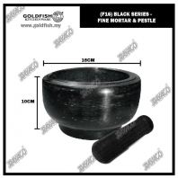 (F16) BLACK FINE MORTAR & PESTLE (F16) BLACK FINE MORTAR & PESTLE