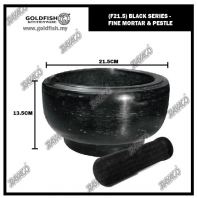(F21.5) BLACK FINE MORTAR & PESTLE (F21.5) BLACK FINE MORTAR & PESTLE