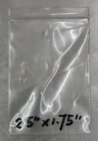 1.75''x2.5'' LDPE Zip Lock Bag (1000pcs/pkt)
