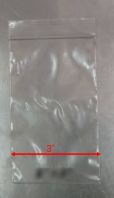 3''x5'' LDPE Zip Lock Bag (1000pcs/pkt)