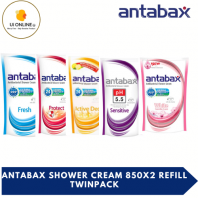ANTABAX SHOWER CREAM REFILL SUPER VALUE PACK 850MLX2