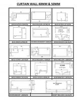 Curtain Wall 40mm & 50mm