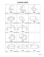 Aluminium Cabinet Aluminium Profile Series Aluminium Cabinet Aluminium Profile Series