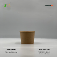 PAPER BOWL BROWN (260ml)