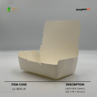 LUNCH BOX WHITE (SMALL)