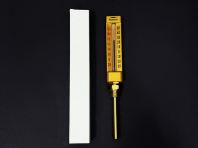 MASON-2103 Mason 6" Casing Straight V-Line Thermometer, 4" Stem, 1/2" BSP, Range: -30 pC -50 pC
