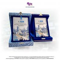 CUSTOMISED SONGKET BOX & VELVET BOX WITH CRYSTAL GLASS